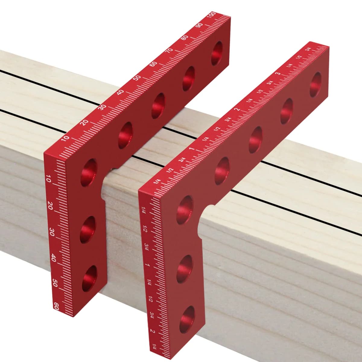 Aluminum 90-Degree Precision Square Edge Marker