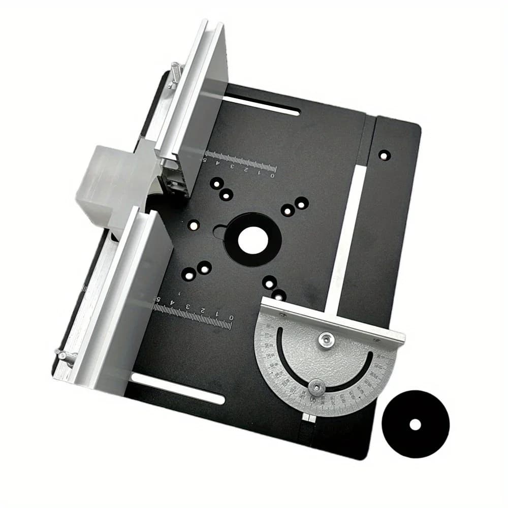 Aluminum Router Table Insert Plate with Miter Slot