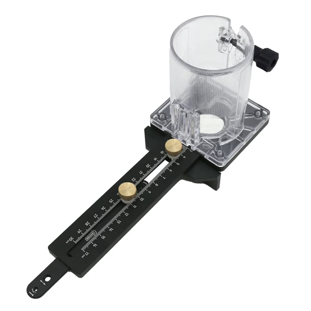 Woodworking Circle Cutting Jig with Slotting Base