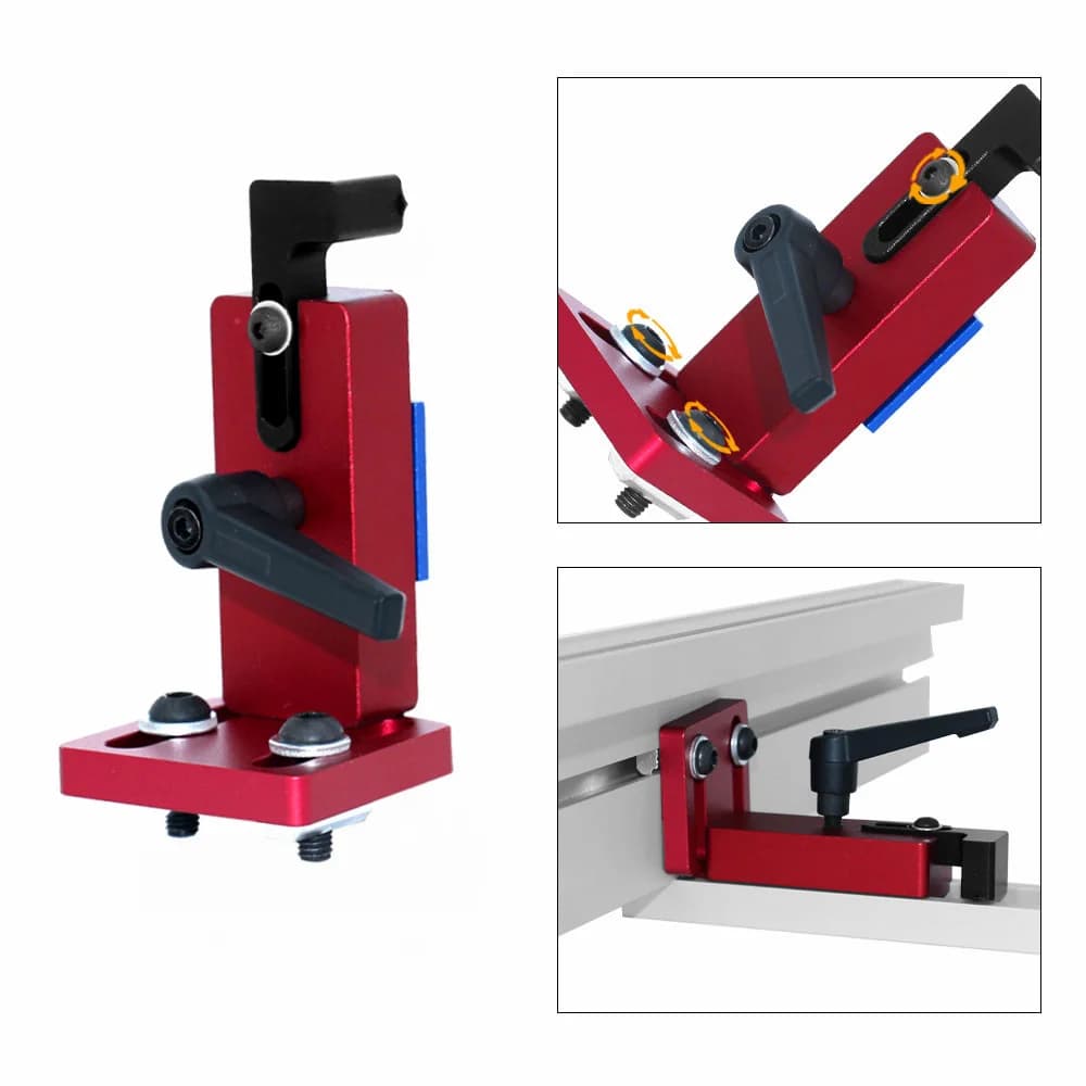 Aluminum Miter Track T-Slot Bracket for Table Saw, 30-80cm