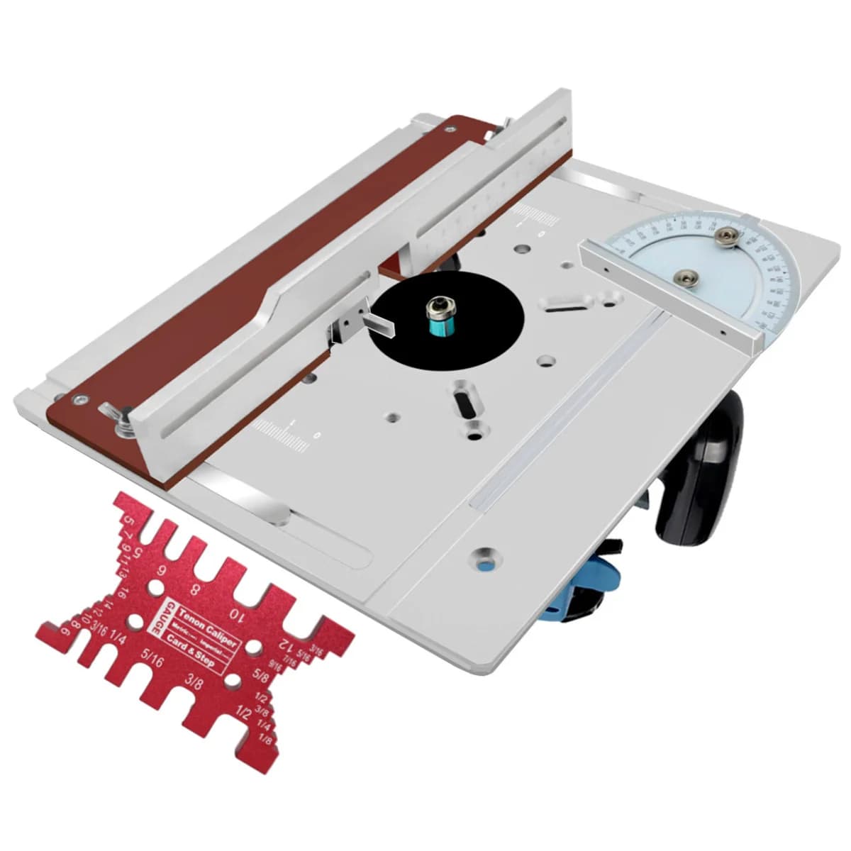Aluminum Router Table Insert Plate with Tenoning Fence
