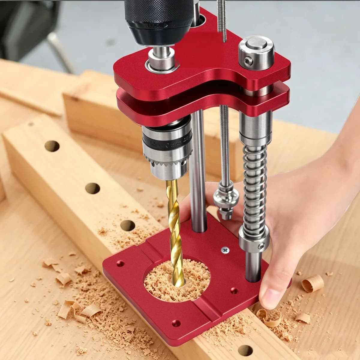 Portable Precision Adjustable Drill Guide Jig