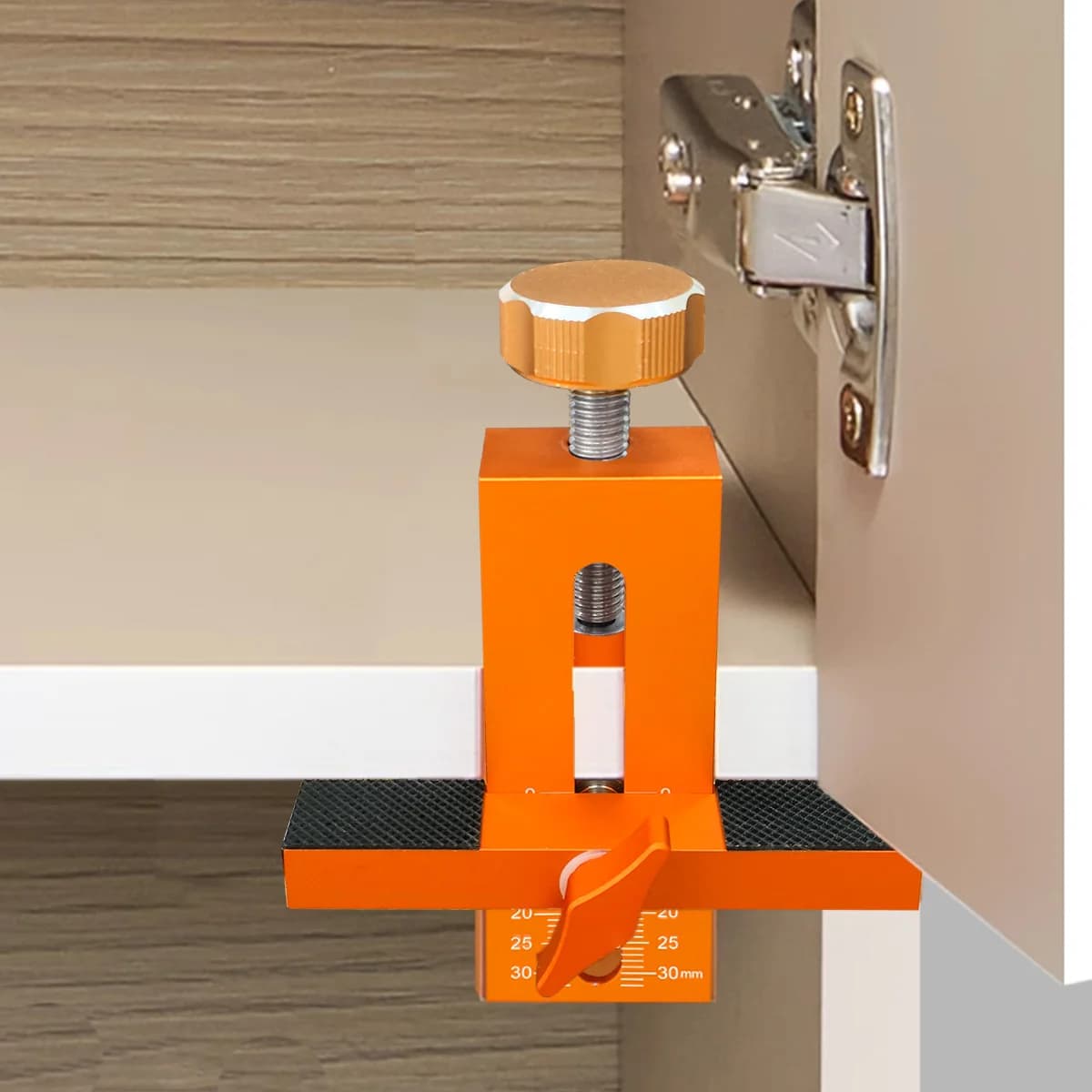 Aluminum Cabinet Door Installation Jig 7-40mm