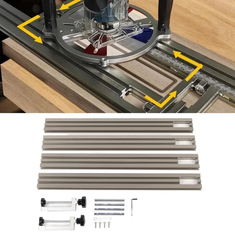400mm Aluminum Trimming Machine Guide Rail