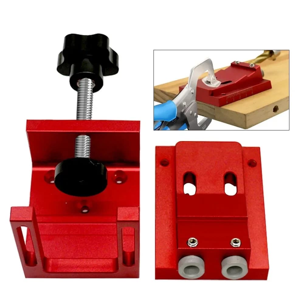 Adjustable Pocket Hole Jig Kit with 9mm Drill Guide