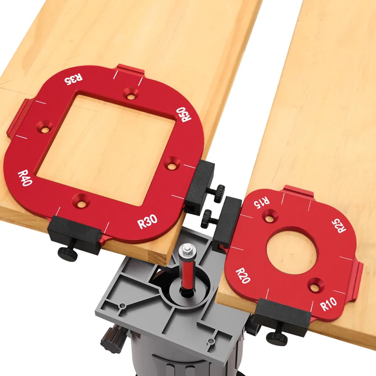 4-in-1 Router Corner Radius and Arc Angle Template