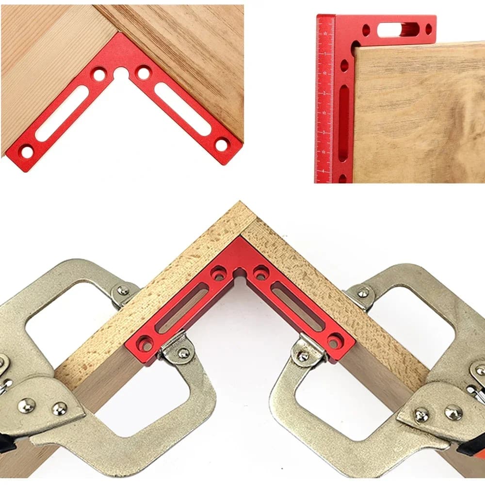 2-Pack Aluminum 90 Degree Positioning Square Clamp