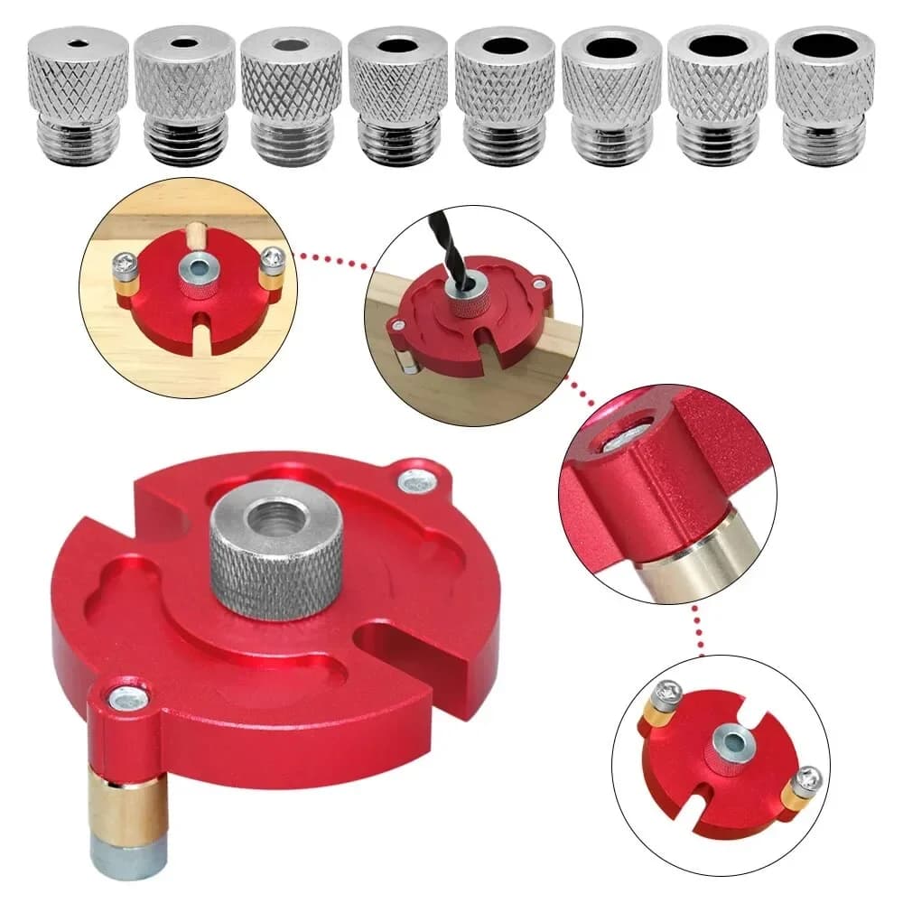 Self-Centering Dowel Jig Kit with Metal Bushings