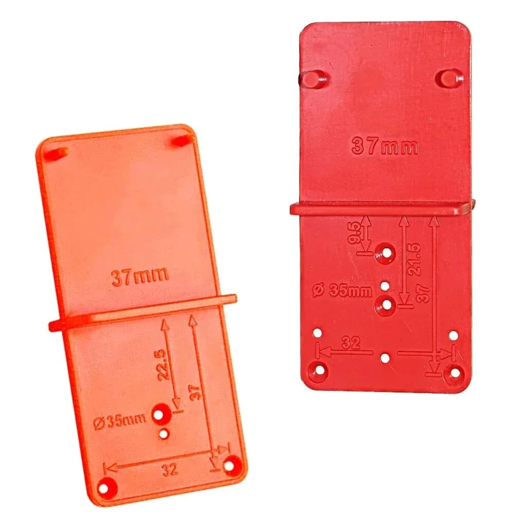 Hinge Hole Drilling Guide Template, 26/35/40mm