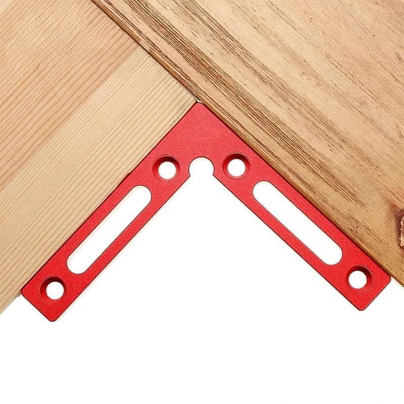 Aluminum 90-Degree Positioning Square with Scale