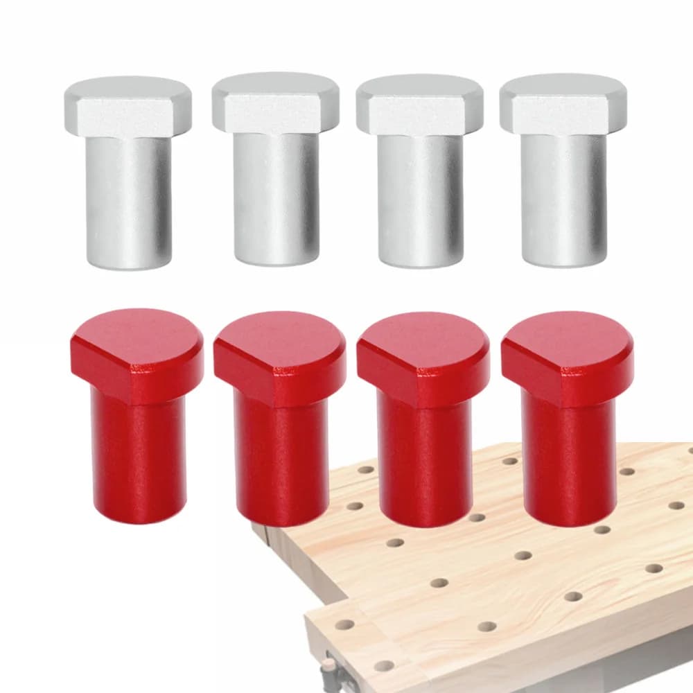 4pc Aluminum Workbench Peg Brake Dogs, 19/20mm