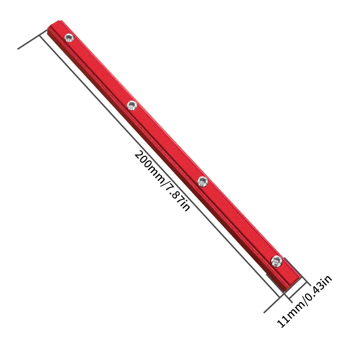 Universal Woodworking Guide Rail Connector Kit
