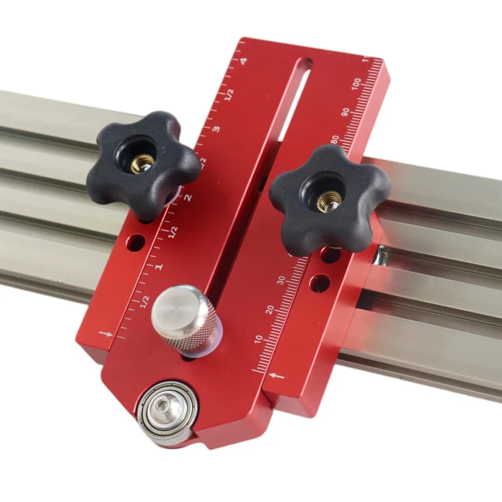Adjustable T-Track Feather Board for Table Saw