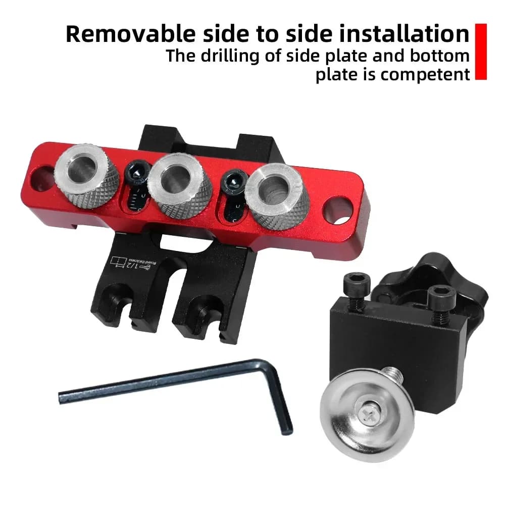 3-in-1 Adjustable Wood Dowel Jig Kit