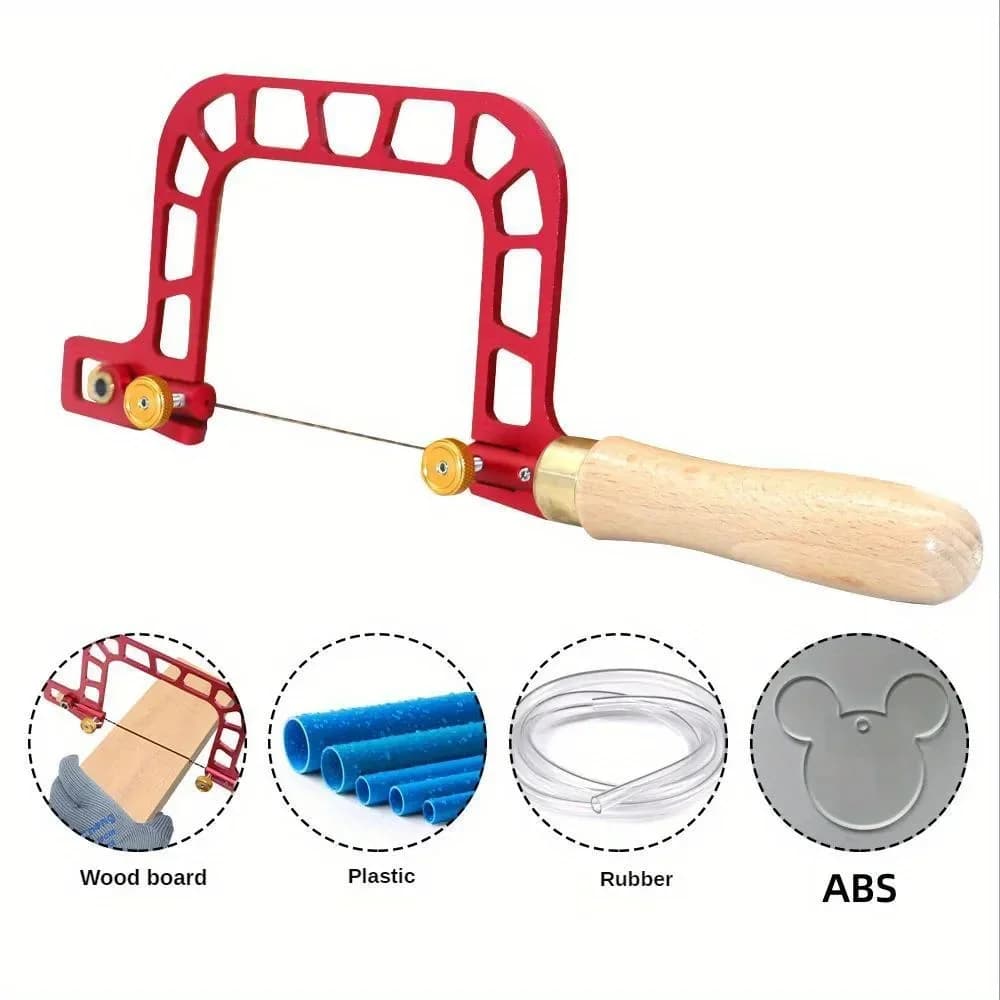 Aluminum Coping Saw Frame with Replacement Blades