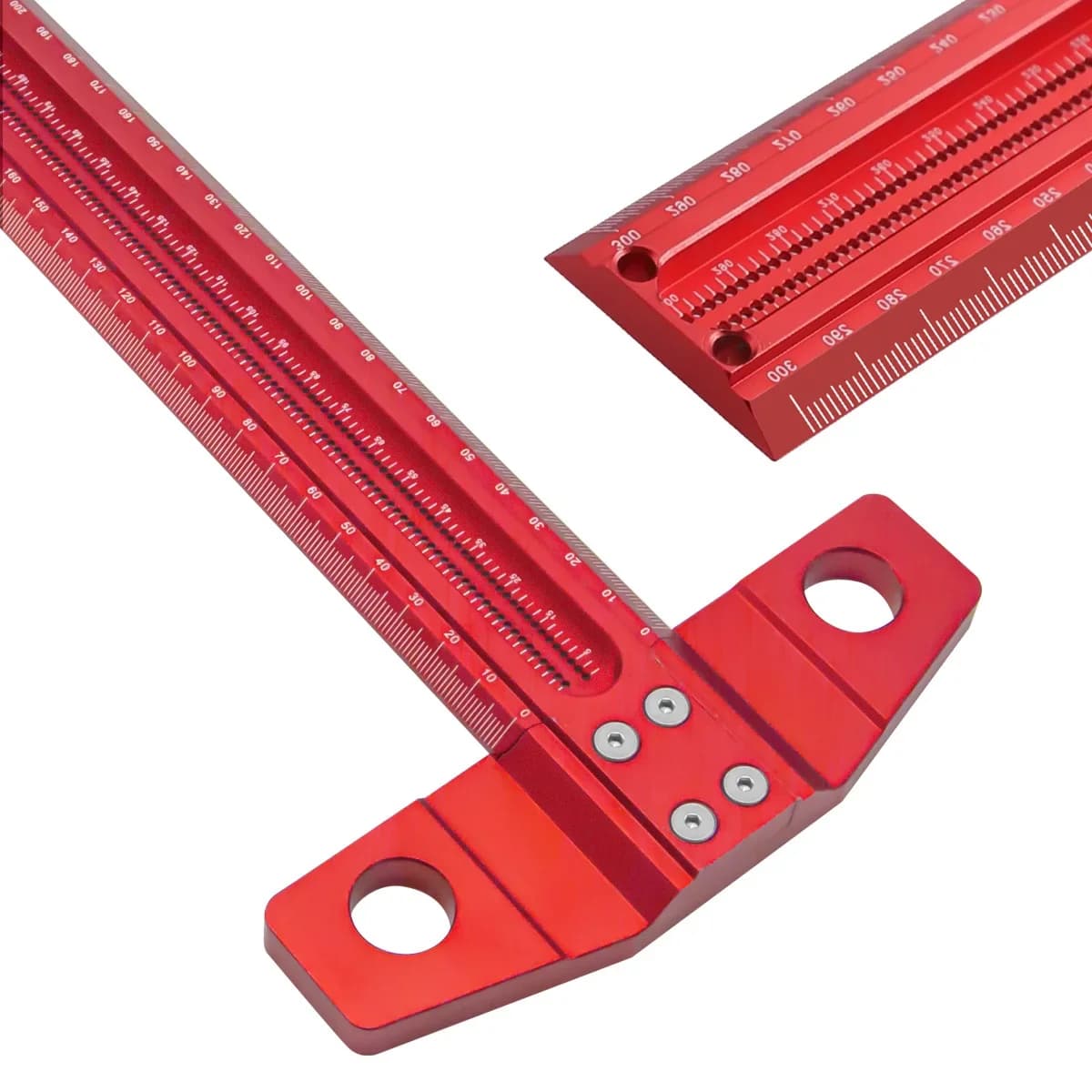 Precision Woodworking T-Square Ruler and Marking Gauge