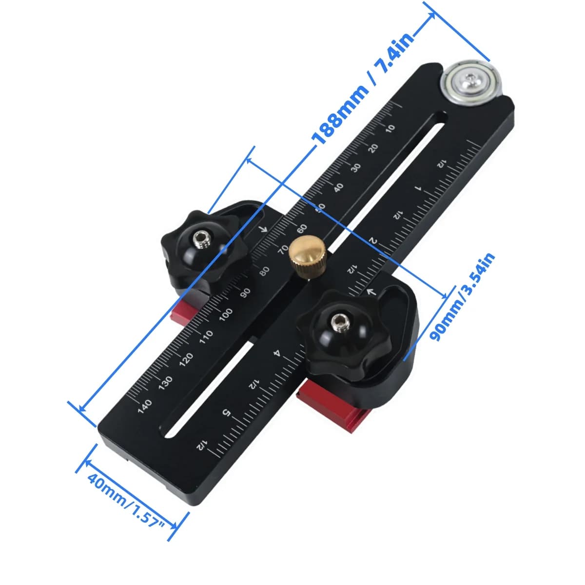 Metal Thin Rip Jig for Table Saw Safety