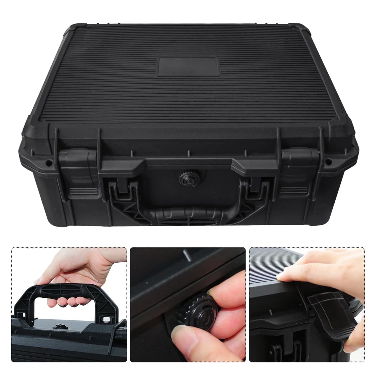 Shockproof Waterproof Hard Shell Tool Case with Foam