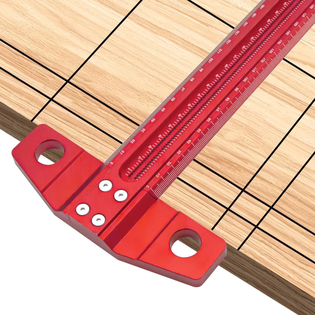 Precision Woodworking T-Square Ruler and Marking Gauge