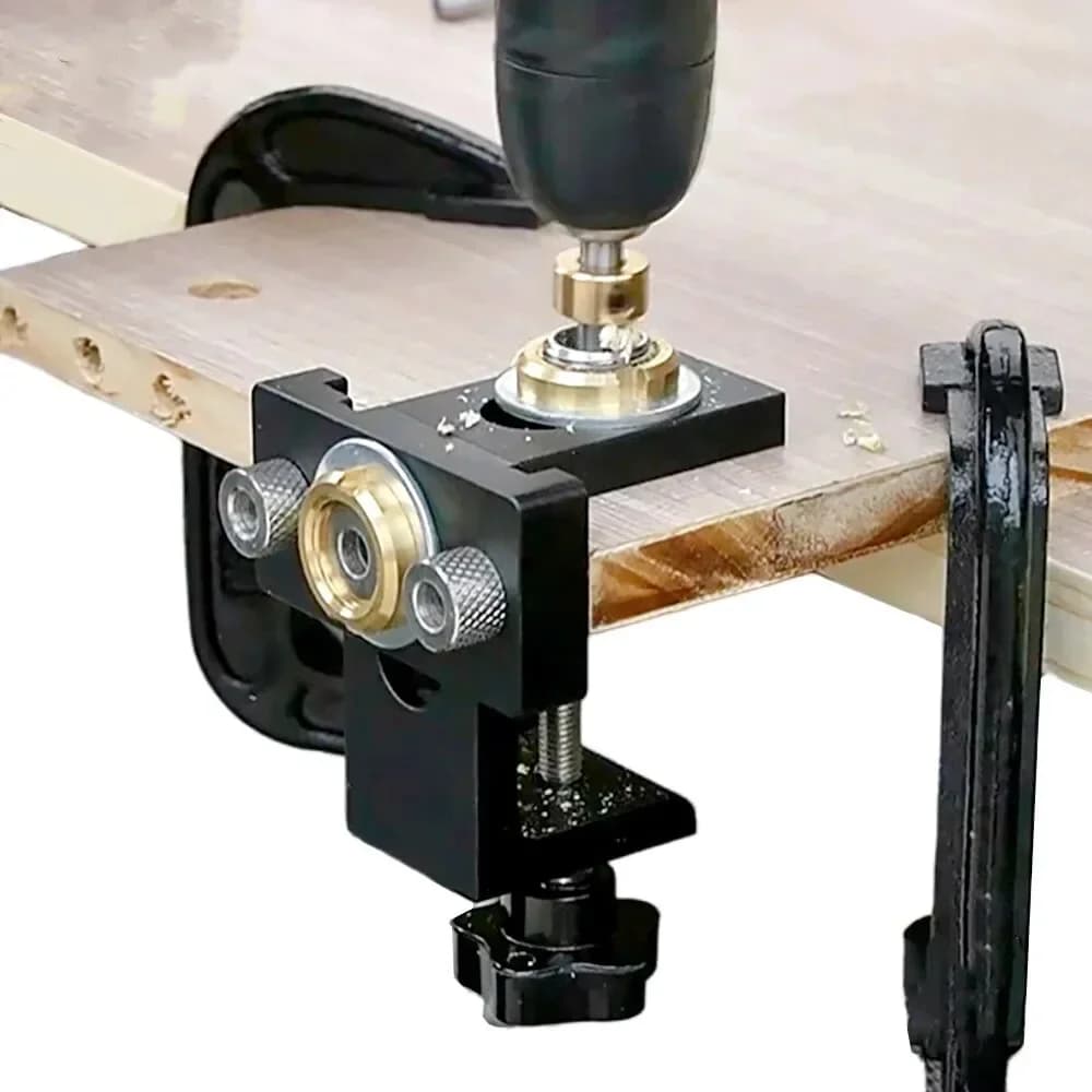 3-in-1 Adjustable Doweling Jig and Drill Guide