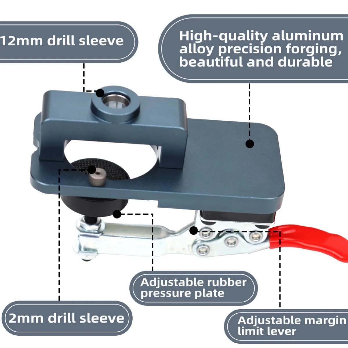 35mm Concealed Hinge Boring Jig and Drilling Guide Kit