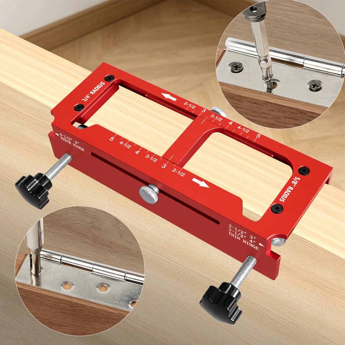 2-in-1 Hinge Drilling Fixture and Locator