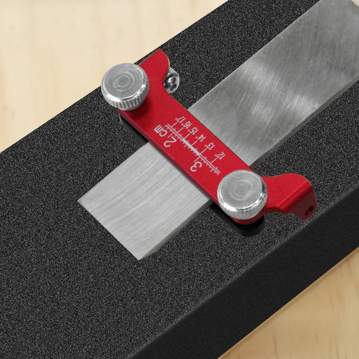Aluminum Honing Guide for Chisel and Plane Sharpening