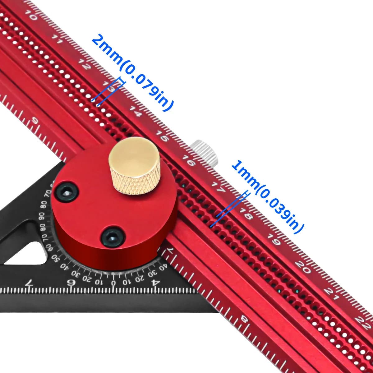 Precision Aluminum T-Type Scribe Ruler and Layout Marking Gauge